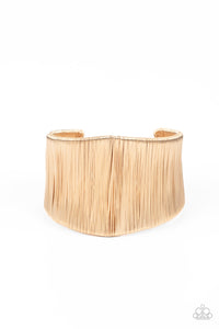 Paparazzi Hot Wired Wonder - Gold Bracelet