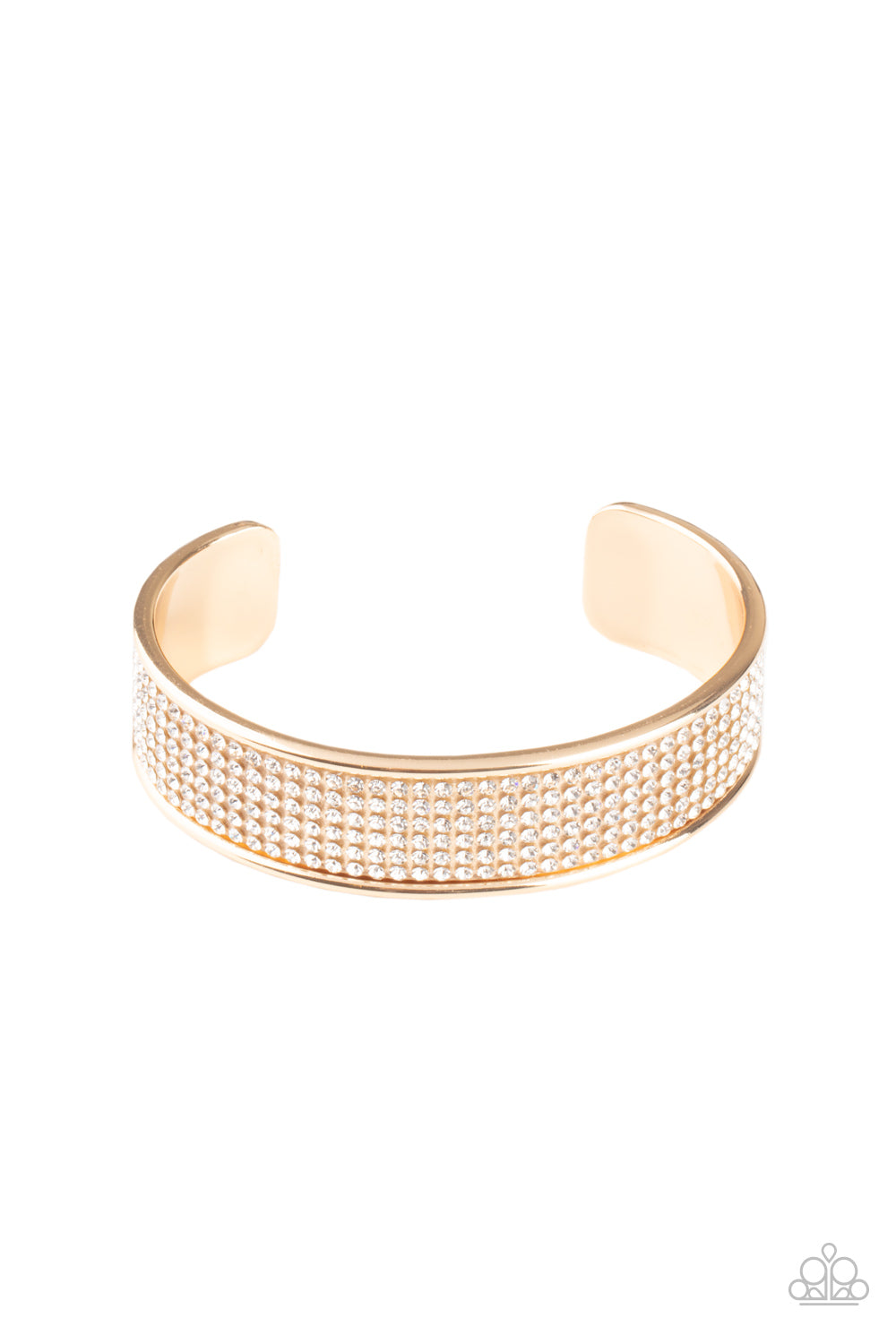 Paparazzi Cant Believe Your ICE - Gold Bracelet