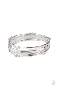 Paparazzi Stackable Sparkle - Pink Bracelet
