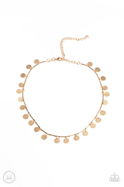 Paparazzi Musically Minimalist - Gold Necklace