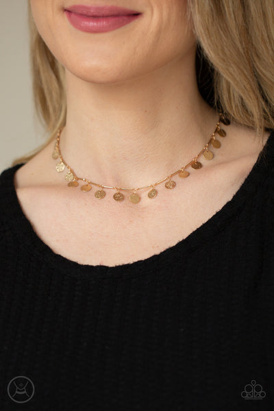 Paparazzi Musically Minimalist - Gold Necklace