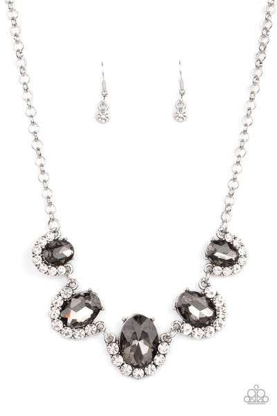Paparazzi The Queen Demands It - Silver Necklace