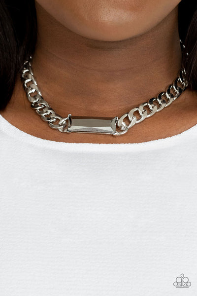 Paparazzi Urban Royalty - Silver Necklace