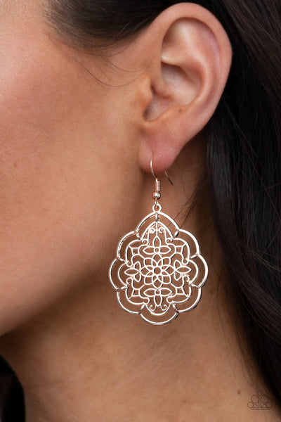 Paparazzi Tour de Taj Mahal - Rose Gold Earrings