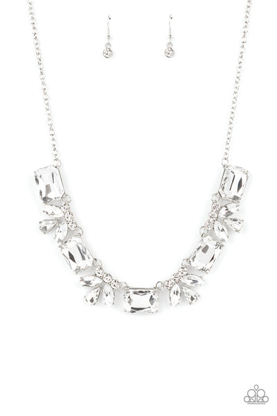 Paparazzi Long Live Sparkle - White Necklace