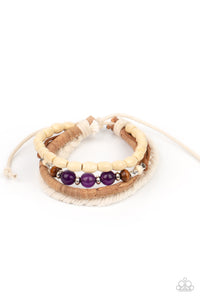 Paparazzi Natural-Born Navigator - Purple Bracelet