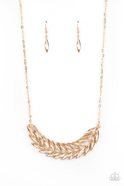 Paparazzi Flight of FANCINESS - Gold Necklace
