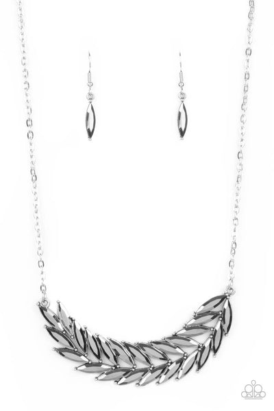 Paparazzi Flight of FANCINESS - Silver Necklace