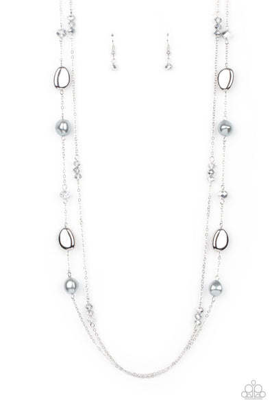 Paparazzi Gala Goals - Silver Necklace