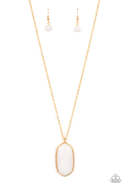 Paparazzi Elemental Elegance - White Necklace