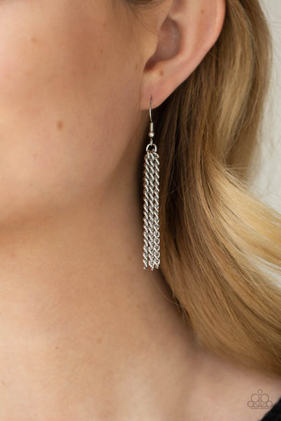 Paparazzi Metro Mirage - Silver Necklace