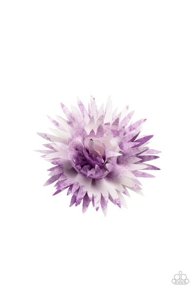 Paparazzi My Favorite Color Is Tie Dye - Purple Hair Clip