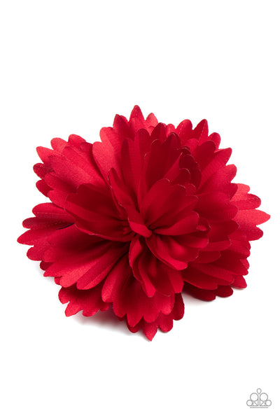 Paparazzi Picnic Posh - Red Hair Clip