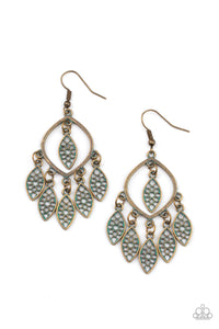Paparazzi Artisan Garden - Brass Earrings