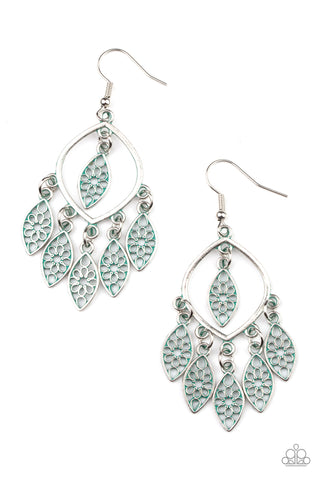 Paparazzi Artisan Garden - Silver Earrings