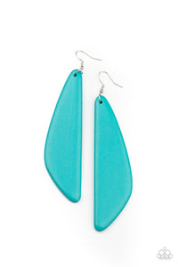 Paparazzi Scuba Dream - Blue Earrings