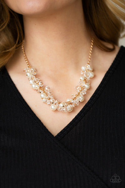 Paparazzi Pardon My FRINGE - Gold Necklace