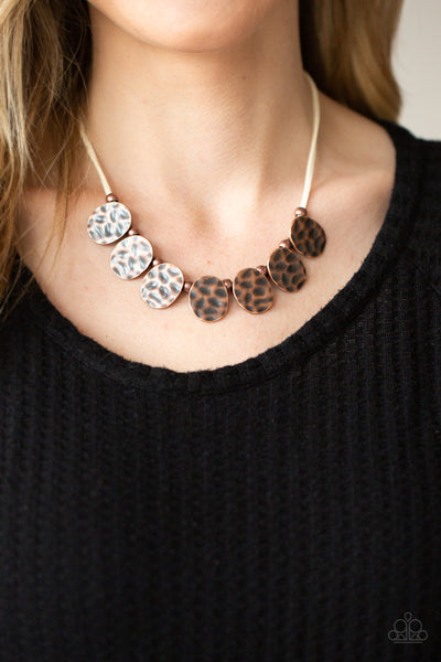 Paparazzi Turn Me Loose - Copper Necklace