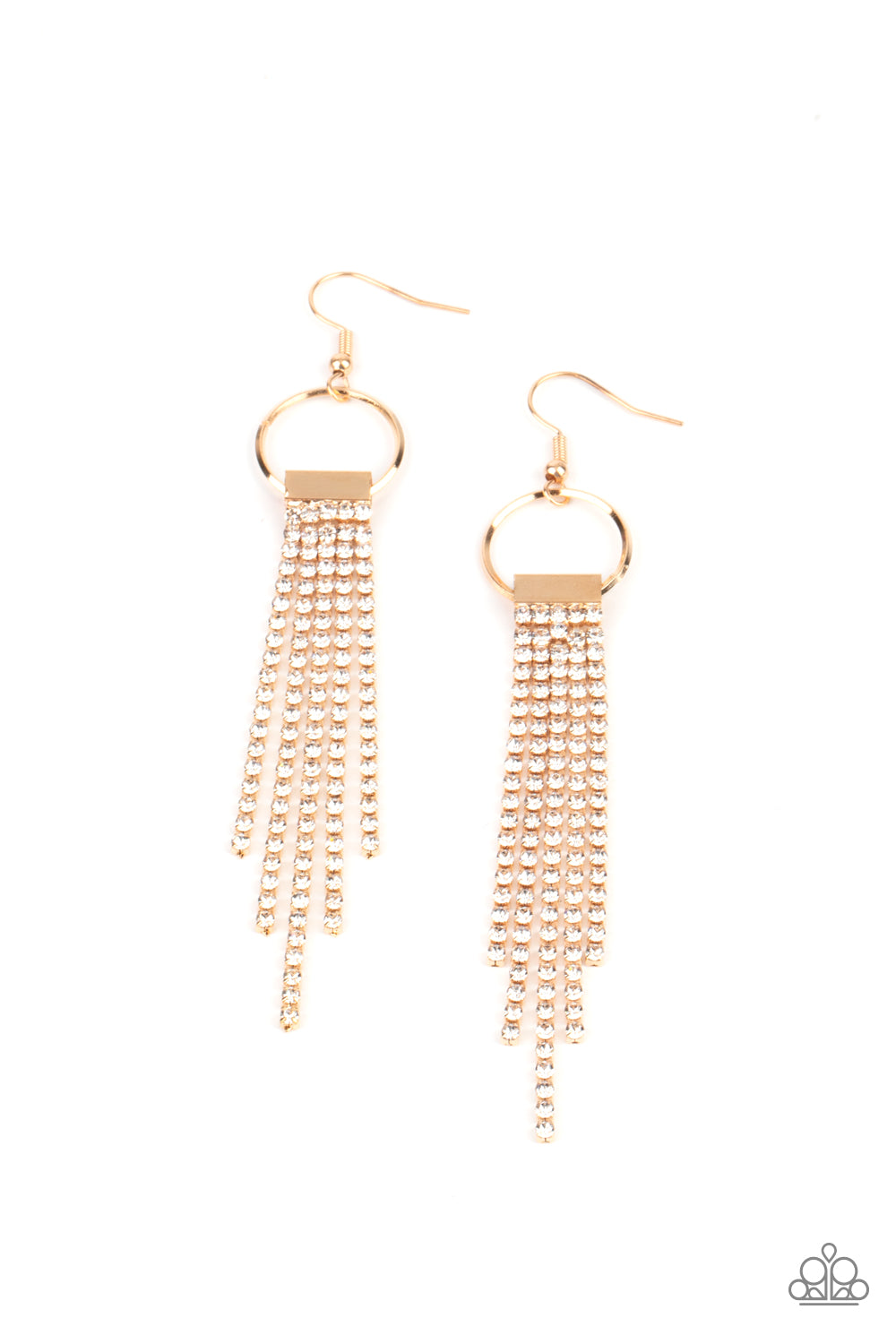 Paparazzi Tapered Twinkle - Gold Earrings