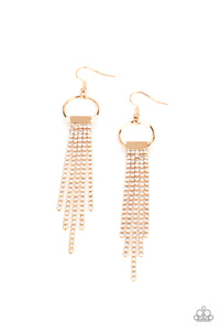 Paparazzi Tapered Twinkle - Gold Earrings