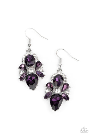 Paparazzi Stunning Starlet - Purple Earrings