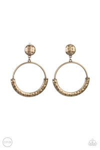 Paparazzi Rustic Horizons - Brass Earrings