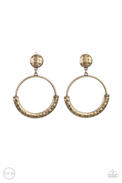Paparazzi Rustic Horizons - Brass Earrings