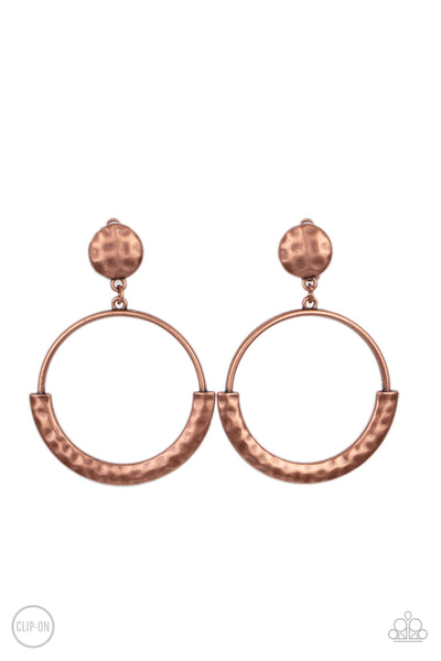 Paparazzi Rustic Horizons - Copper Earrings
