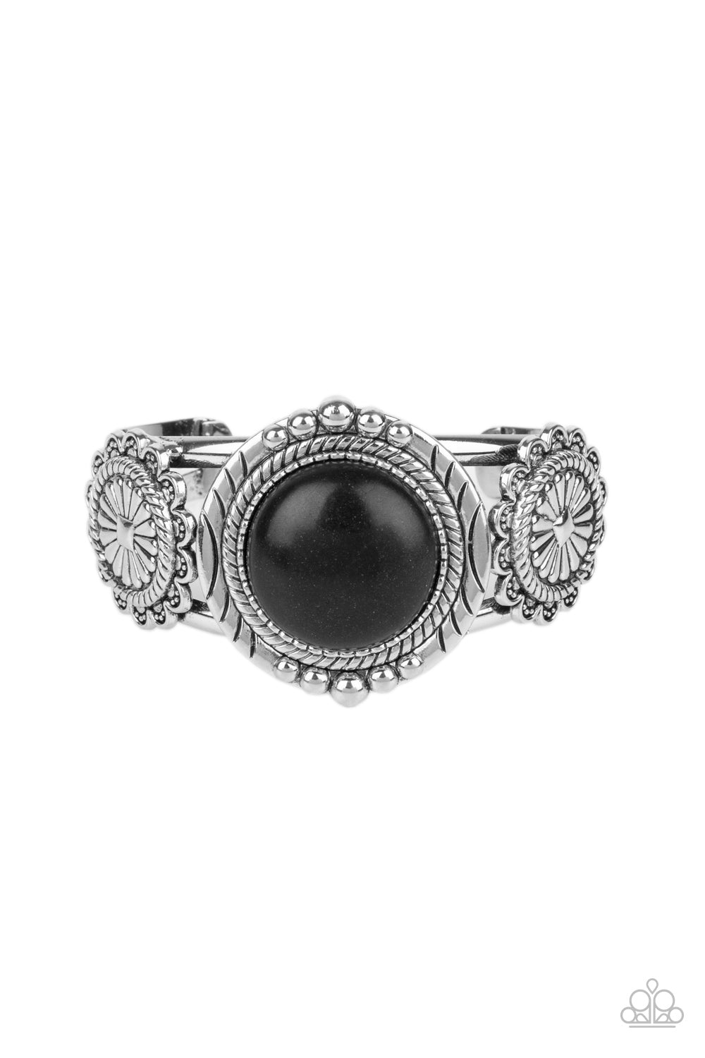 Paparazzi Mojave Motif - Black Bracelet