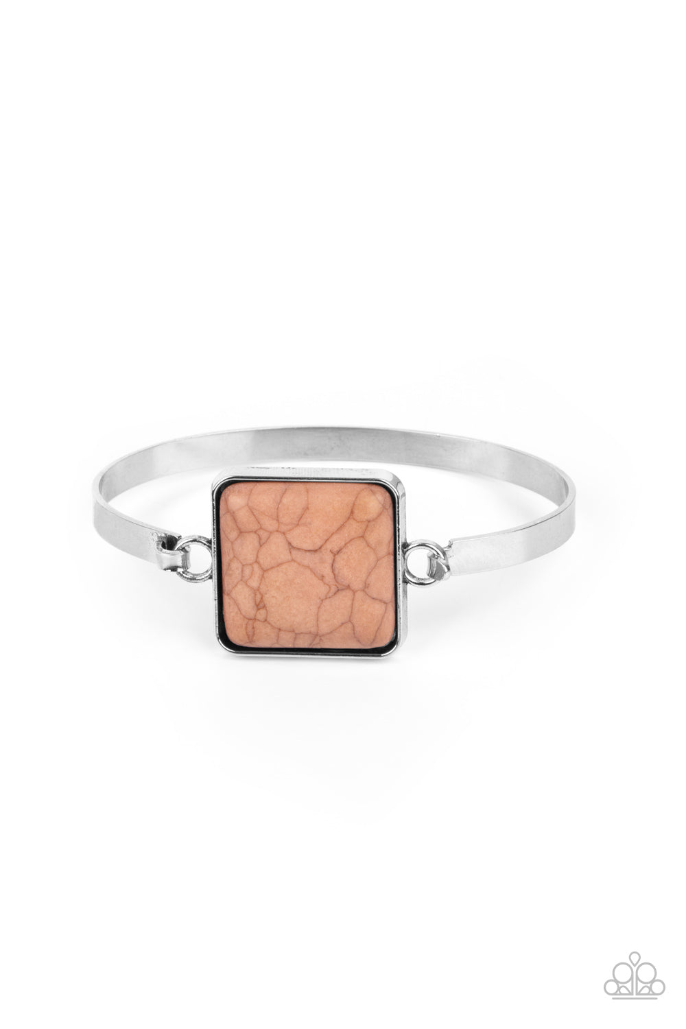 Paparazzi Turning a CORNERSTONE - Brown Bracelet