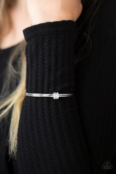 Paparazzi Roll Out The Rhinestones - White Bracelet