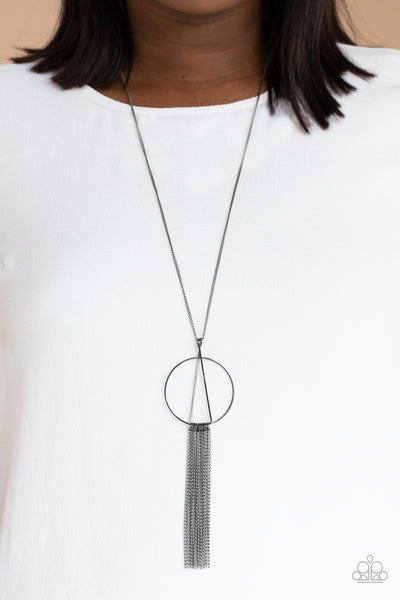 Paparazzi Apparatus Applique - Black Necklace