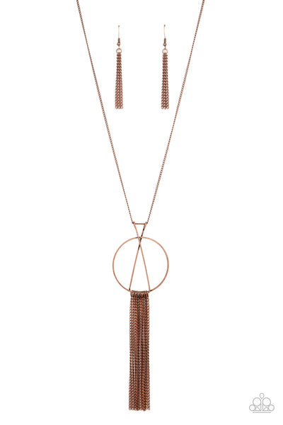 Paparazzi Apparatus Applique - Copper Necklace