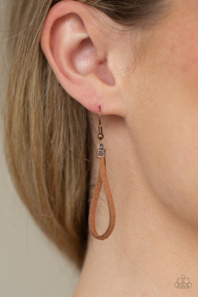 Paparazzi Homespun Artifact - Copper Necklace