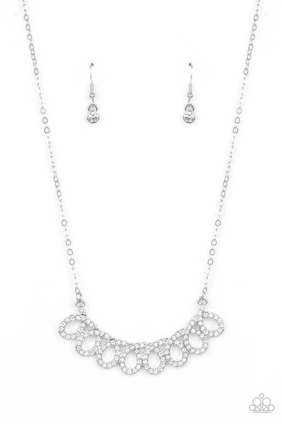 Paparazzi Timeless Trimmings - White Necklace