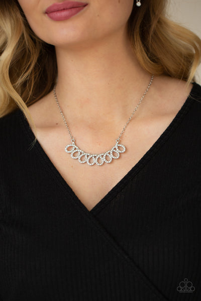 Paparazzi Timeless Trimmings - White Necklace