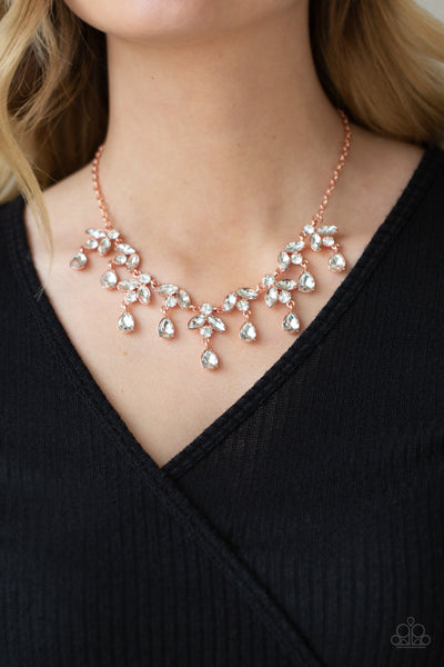 Paparazzi Vintage Royale - Copper Necklace