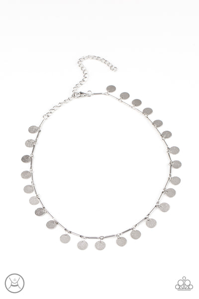 Paparazzi Musically Minimalist - Silver Necklace