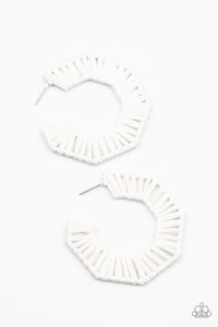 Paparazzi Fabulously Fiesta - White Hoop