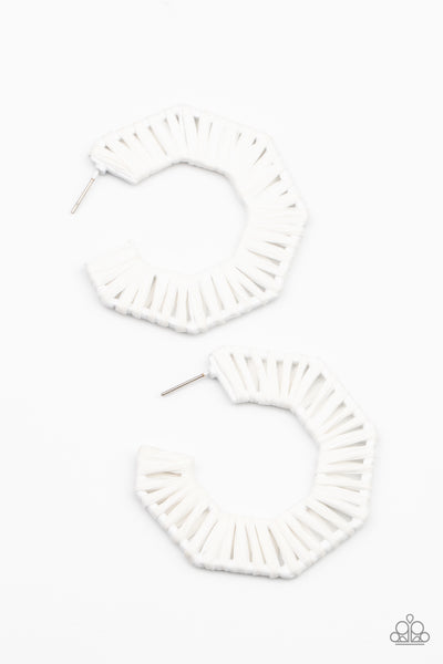 Paparazzi Fabulously Fiesta - White Hoop