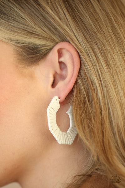Paparazzi Fabulously Fiesta - White Hoop