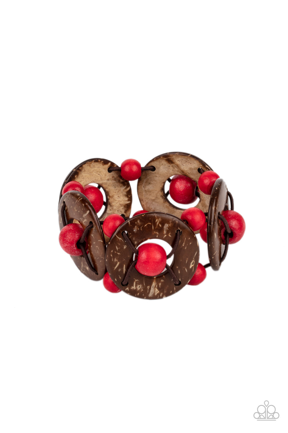 Paparazzi Island Adventure - Red Bracelet