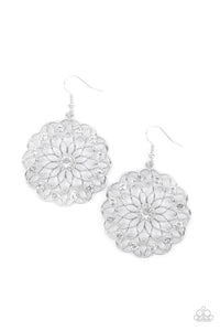 Paparazzi Posy Proposal - White Earrings