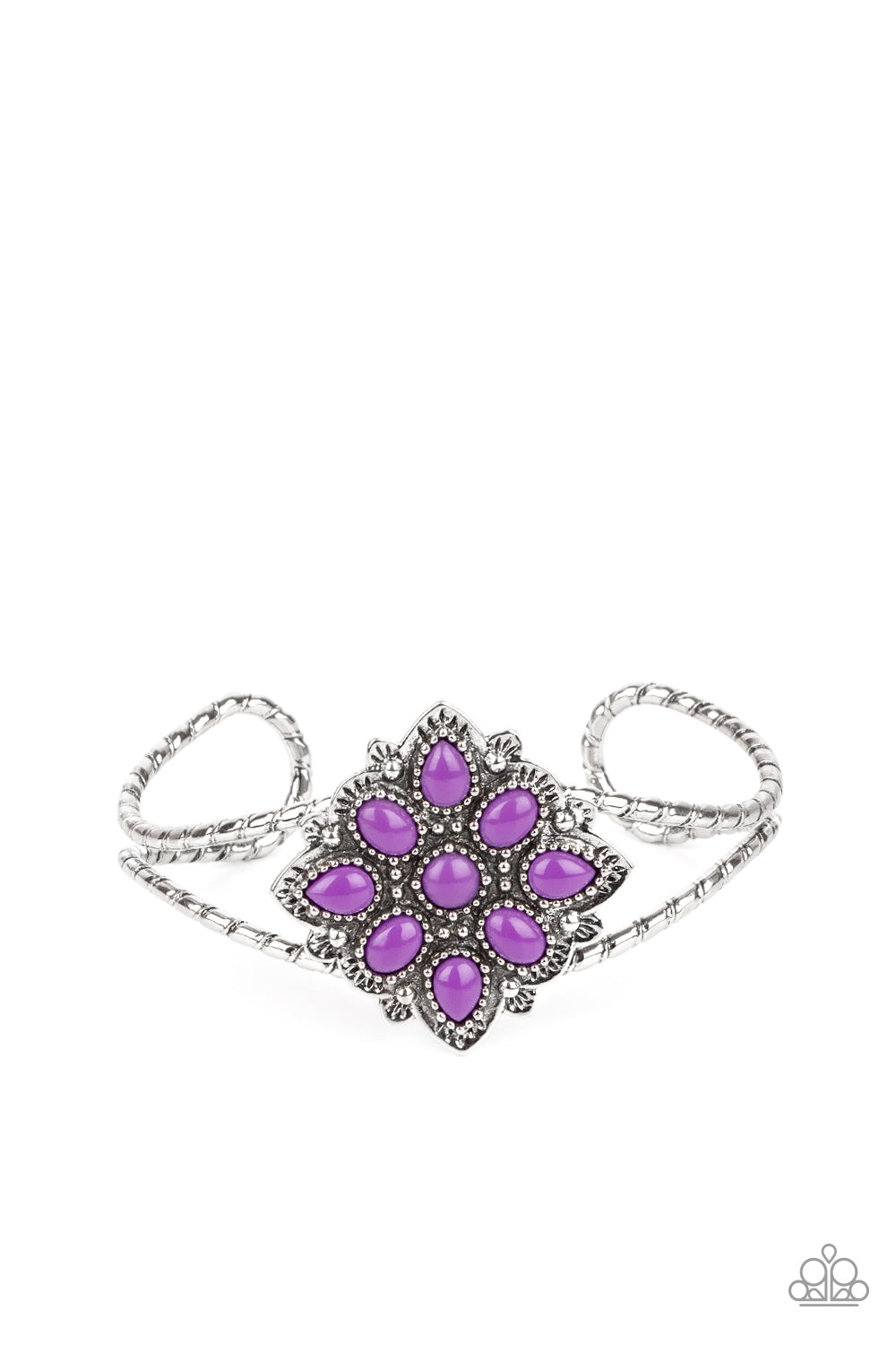Paparazzi Happily Ever APPLIQUE - Purple Bracelet