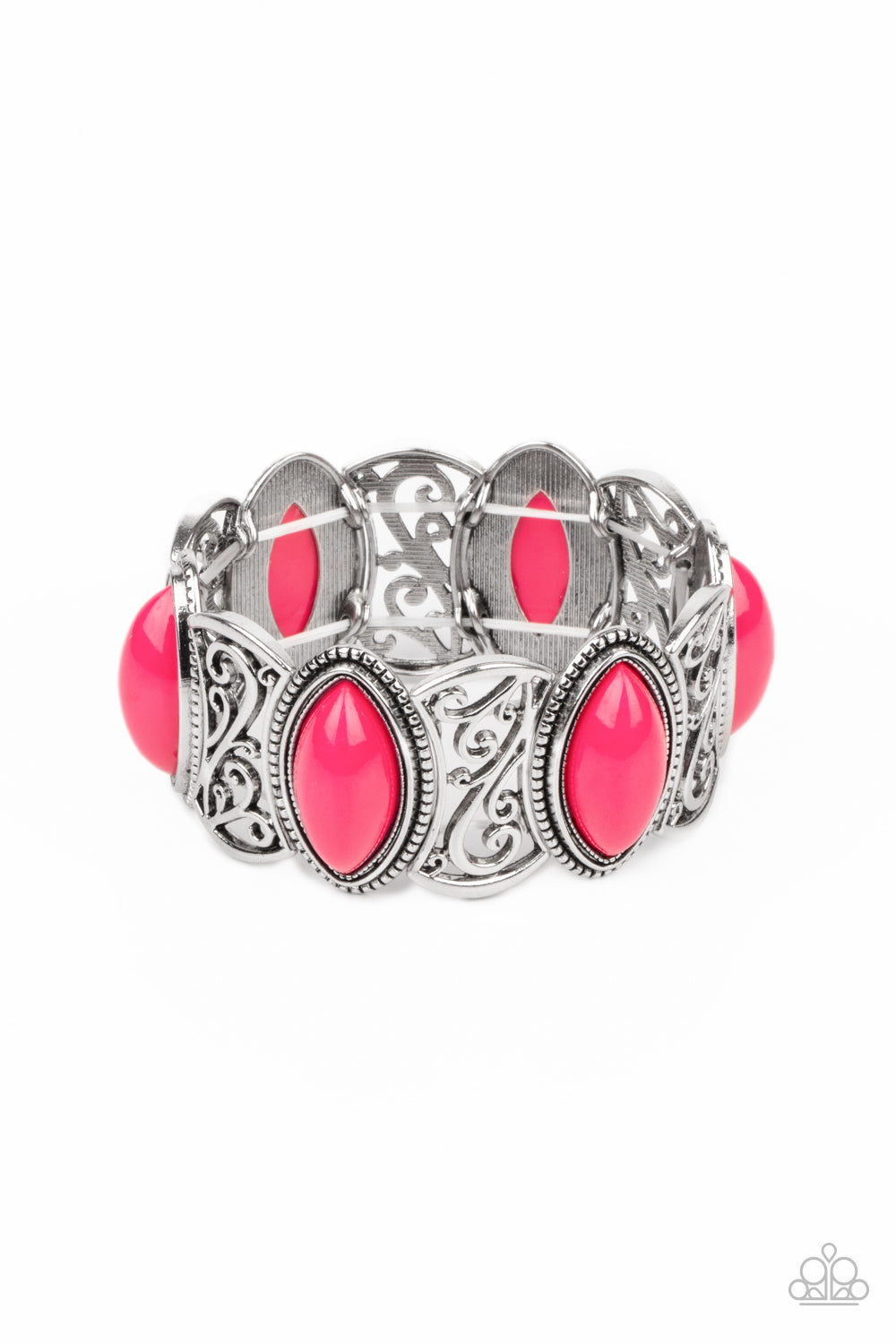 Paparazzi POP, Skip, and a Jump - Pink Bracelet