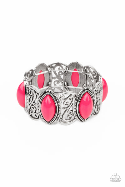 Paparazzi POP, Skip, and a Jump - Pink Bracelet
