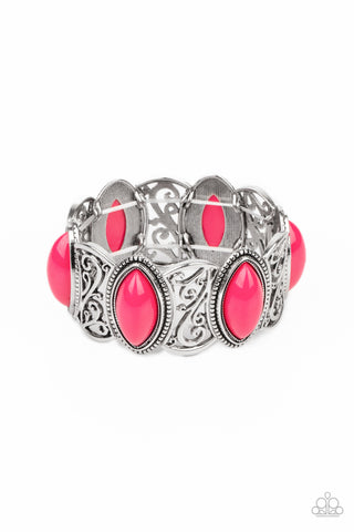 Paparazzi POP, Skip, and a Jump - Pink Bracelet