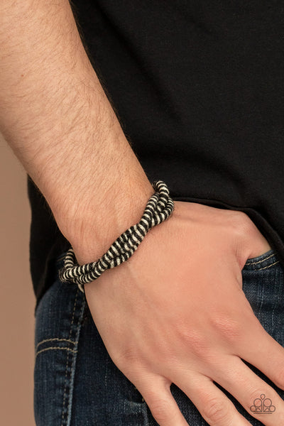 Paparazzi Island Endeavor - Black Bracelet