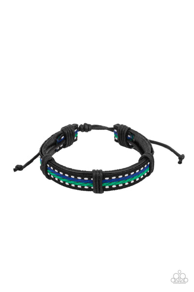 Paparazzi Forging a Trail - Blue Bracelet