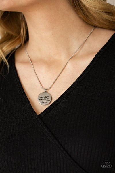 Paparazzi Be Still - Silver Necklace